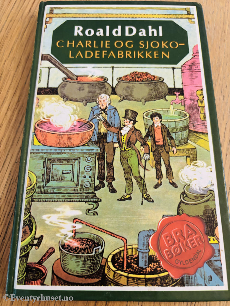 Roald Dahl. Charlie og sjokoladefabrikken. Bok.