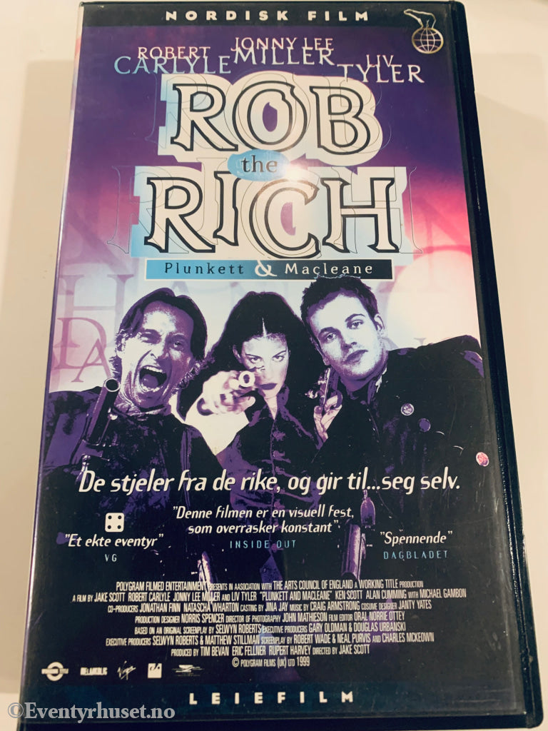 Rob The Rich. 1999. Vhs. Utleiefilm. Vhs