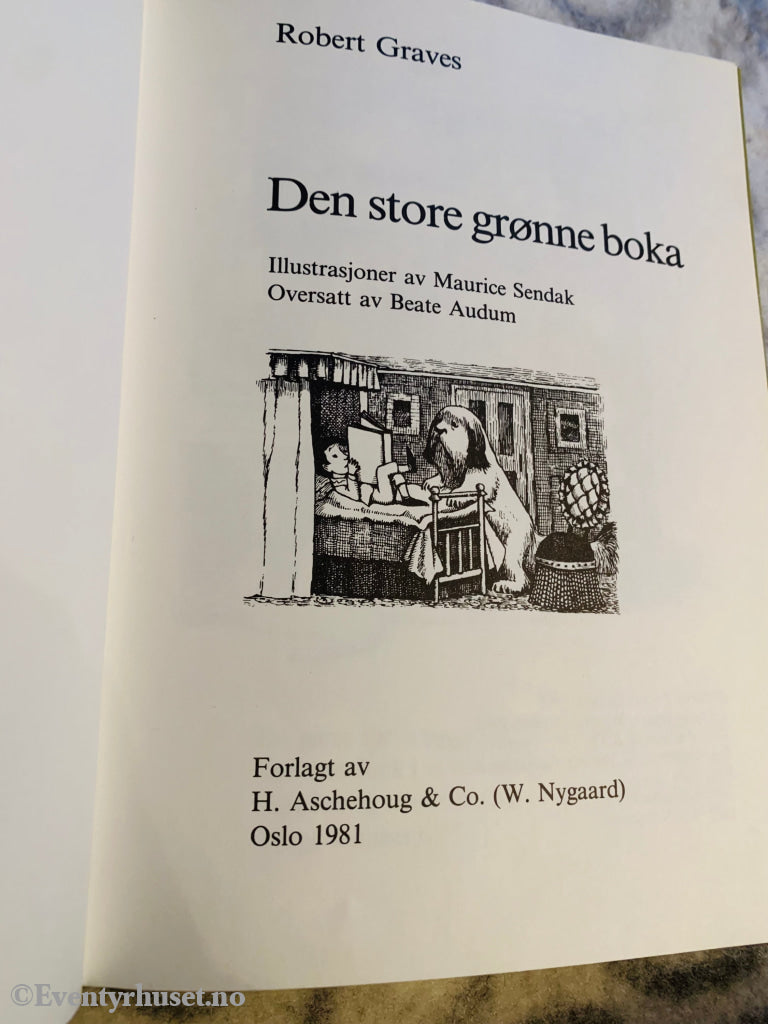 Robert Graves. 1981. Den Store Grønne Boka. Fortelling