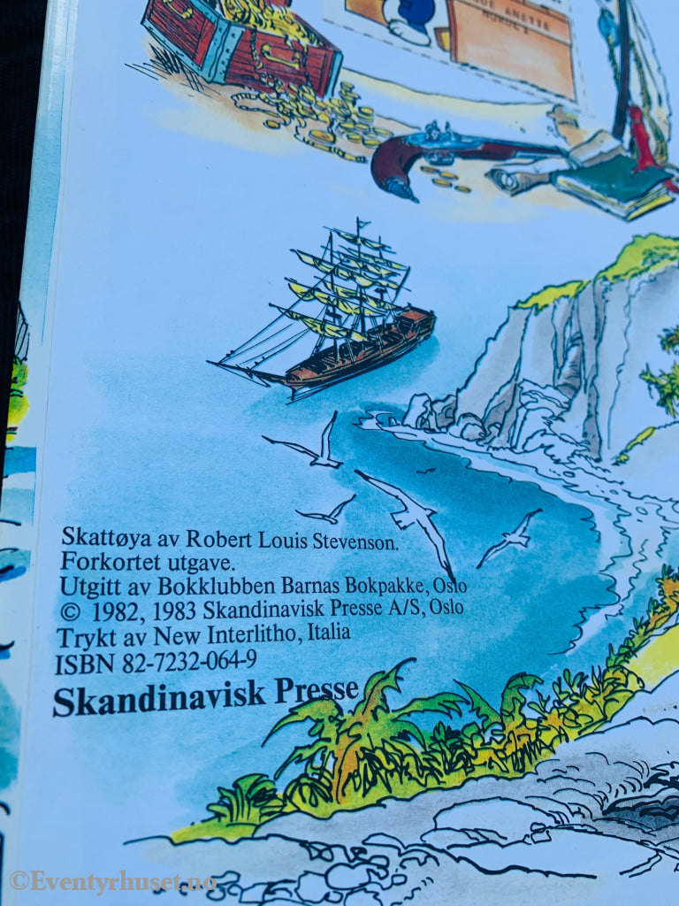 Robert Louis Stevenson. 1983. Skattøya. Eventyrbok
