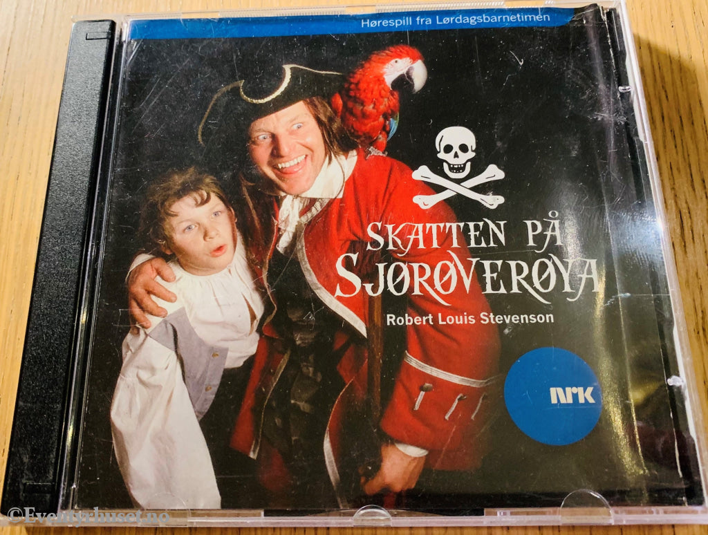 Robert Louis Stevenson. 1992/04. Skatten På Sjørøverøya (Nrk). Lydbok Cd.