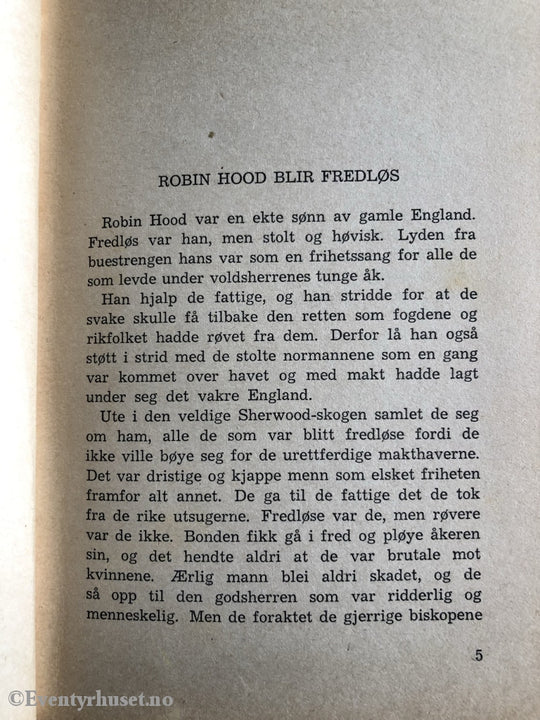 Robin Hood. 1952. Fortelling