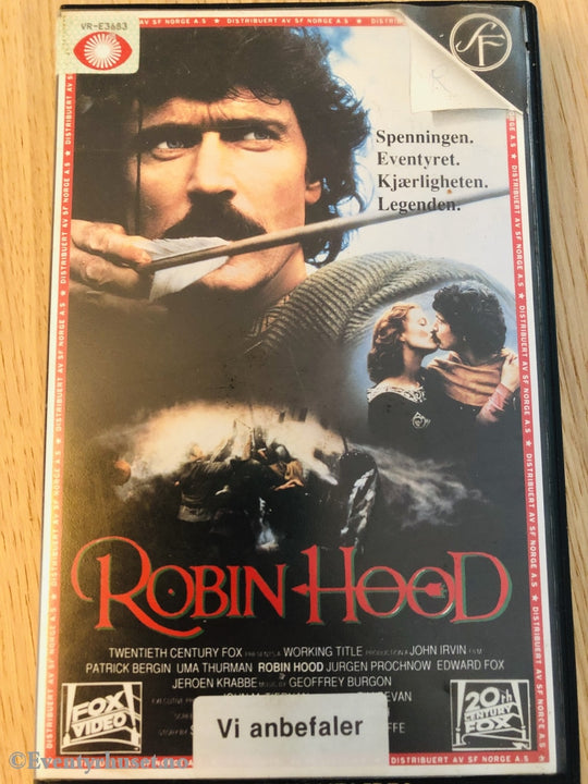 Robin Hood. 1991. Vhs Big Box.