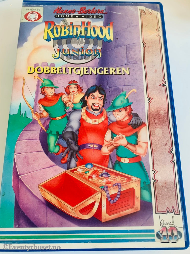 Robin Hood Junior. Dobbeltgjengeren. Vhs Big Box. Box