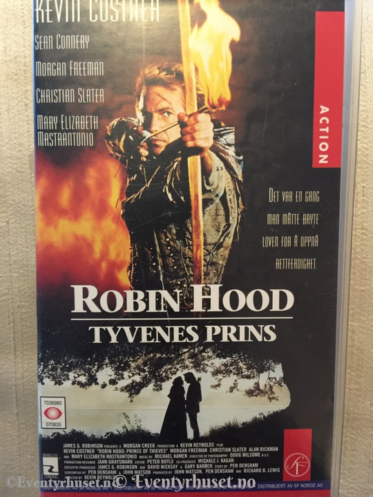 Robin Hood. Tyvenes Prins. 1991. Vhs. Vhs