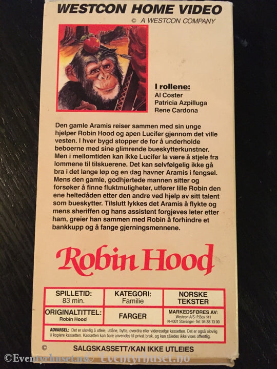 Robin Hood. Vhs. Vhs