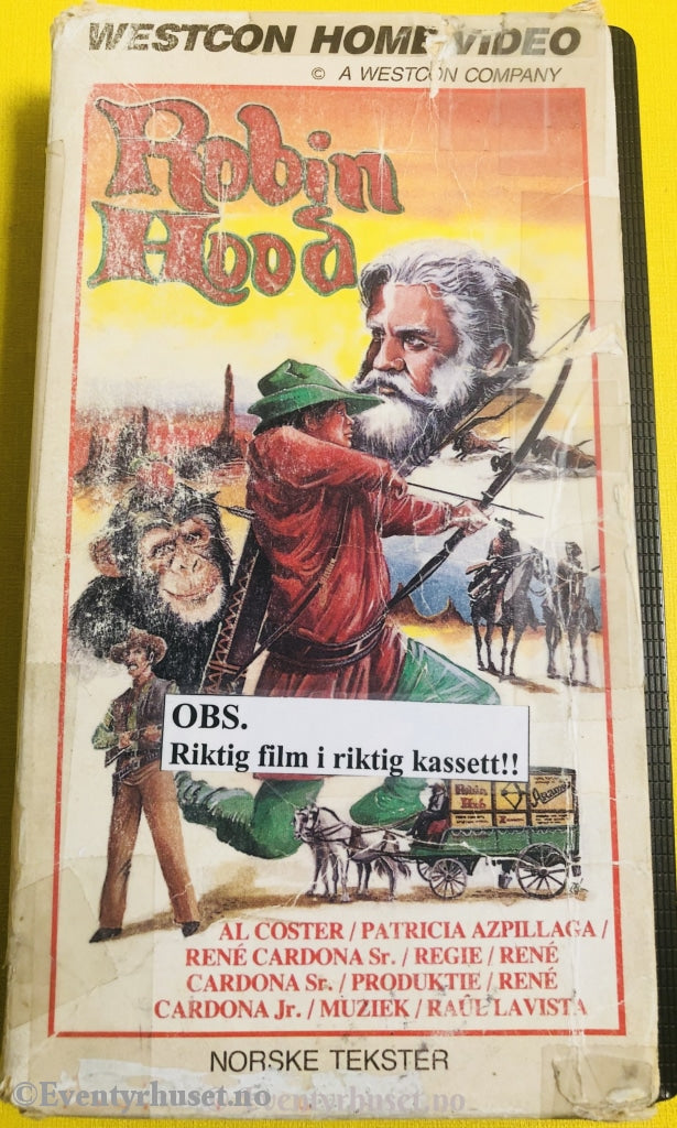 Robin Hood. Vhs. Vhs