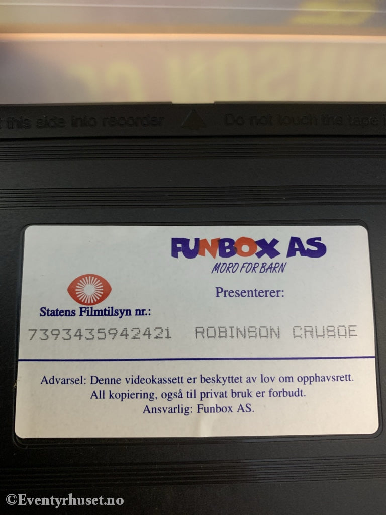 Robinson Crusoe. 1995. Vhs. Vhs