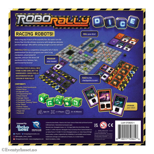 Robo Rally Dice Game Robo Rally Dice *English Version* Games