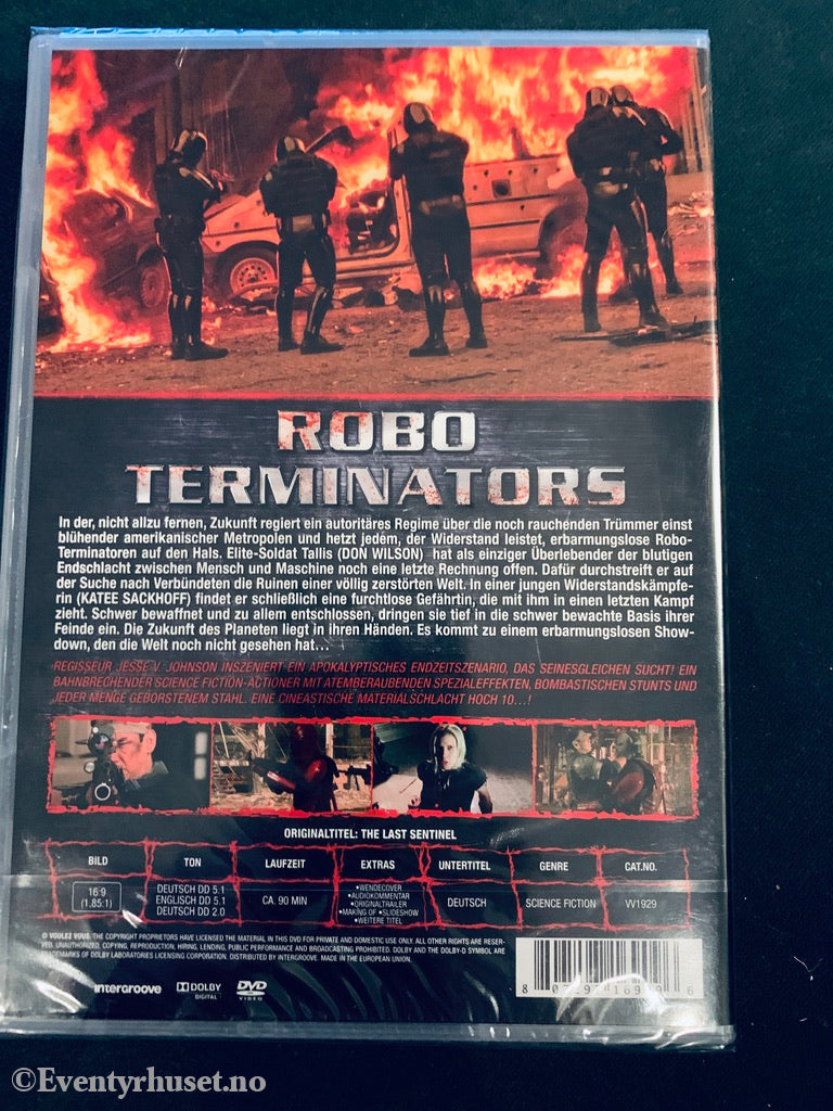 Robo Terminators. Dvd Ny I Plast!