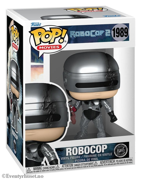 Robocop POP! Movies Vinyl Figures Robocop (Metallic) with Chase 9 cm Assortment (6) Collectibles