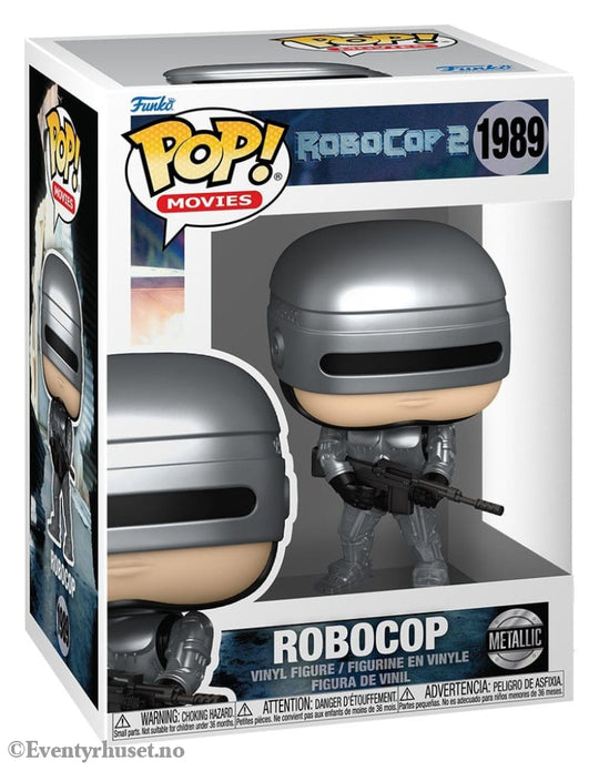 Robocop POP! Movies Vinyl Figures Robocop (Metallic) with Chase 9 cm Assortment (6) Collectibles
