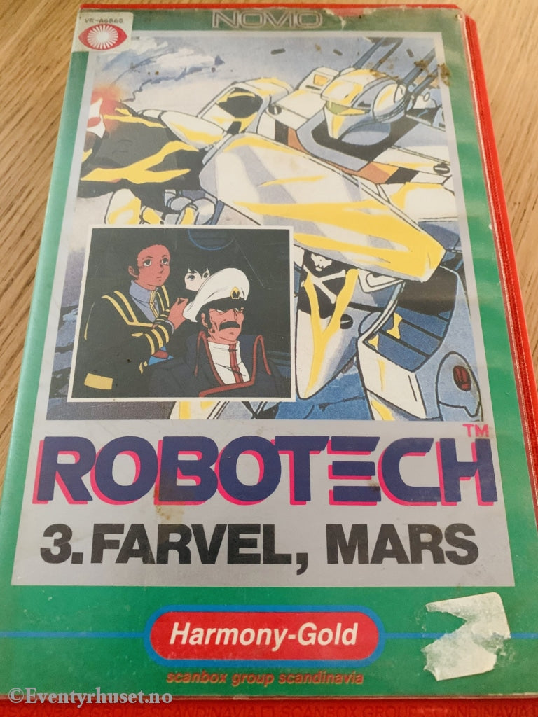 Robotech 3. Farvel Mars. 1985. Vhs Big Box.