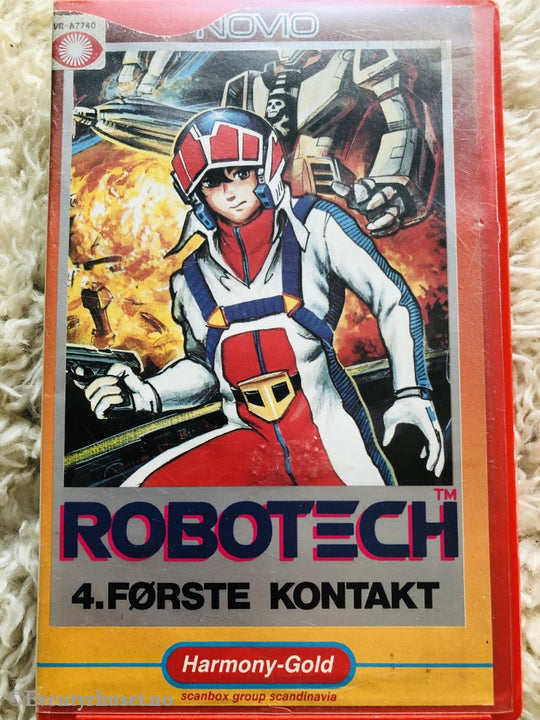 Robotech 4. Første Kontakt. 1985. Vhs Big Box.