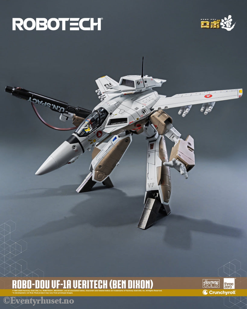 Robotech Action Figure ROBO-DOU VF-1A Veritech (Ben Dixon) 20 cm. Mint In Sealed Box (MISB)! Actionfigur