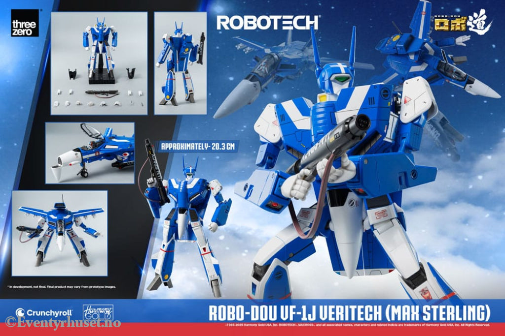 Robotech Action Figure ROBO-DOU VF-1J Veritech (Max Sterling) 20 cm Toys
