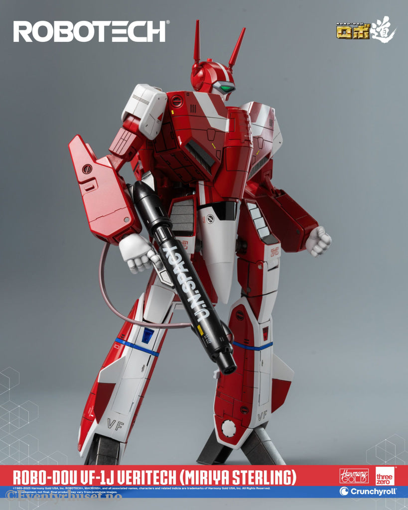 Robotech Action Figure ROBO-DOU VF-1J Veritech (Miriya Sterling) 20 cm. Mint In Sealed Box (MISB)! Actionfigur