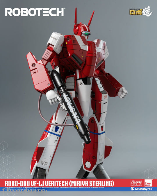 Robotech Action Figure ROBO-DOU VF-1J Veritech (Miriya Sterling) 20 cm. Mint In Sealed Box (MISB)! Actionfigur