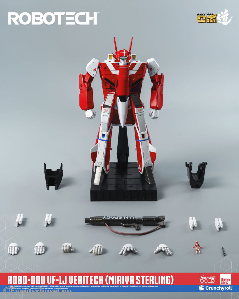Robotech Action Figure ROBO-DOU VF-1J Veritech (Miriya Sterling) 20 cm. Mint In Sealed Box (MISB)! Actionfigur