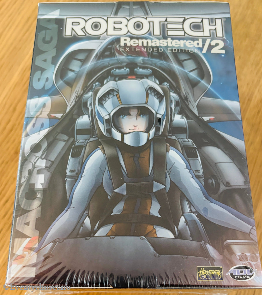 Robotech Remastered Vol. 2 (Extended Edition, Macross Saga, 1985). DVD samleboks. Ny i plast!