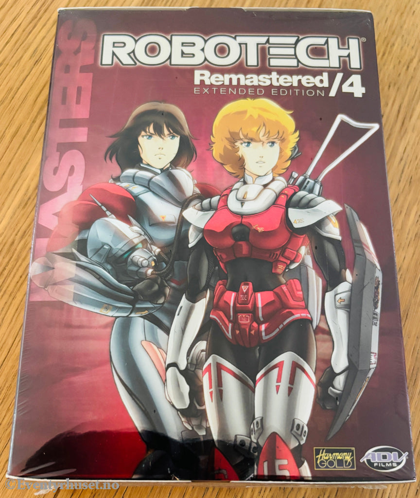 Robotech Remastered Vol. 4 (Extended Edition, Masters, 1985). DVD samleboks. Ny i plast!