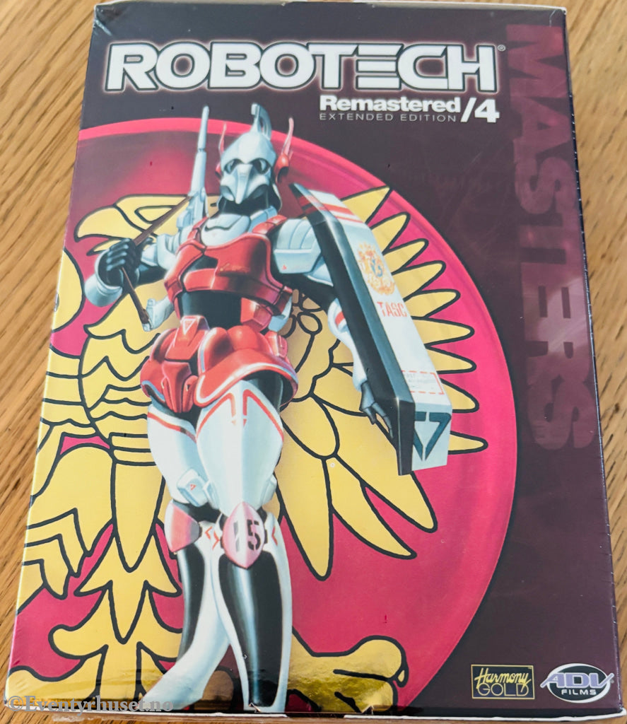Robotech Remastered Vol. 4 (Extended Edition, Masters, 1985). DVD samleboks. Ny i plast!