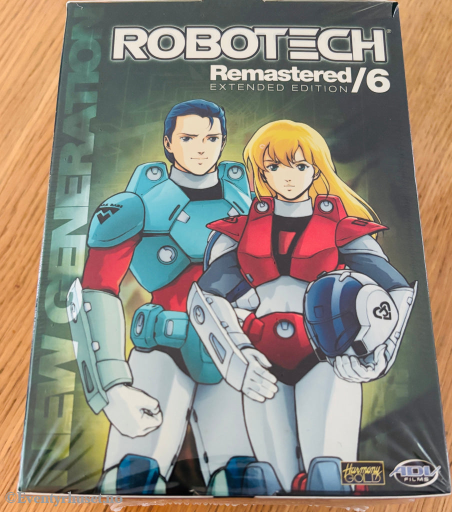 Robotech Remastered Vol. 6 (Extended Edition, New Generation, 1985). DVD samleboks. Ny i plast!