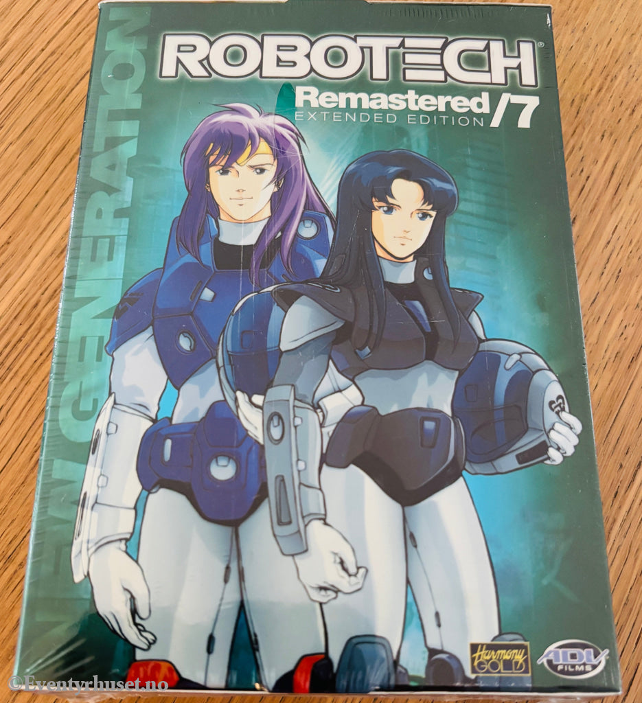Robotech Remastered Vol. 7 (Extended Edition, New Generation, 1985). DVD samleboks. Ny i plast!
