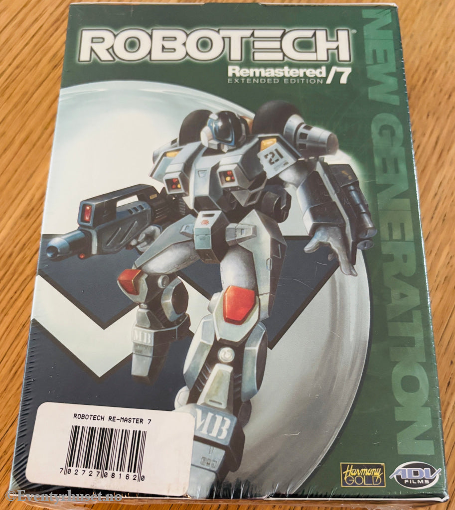 Robotech Remastered Vol. 7 (Extended Edition, New Generation, 1985). DVD samleboks. Ny i plast!