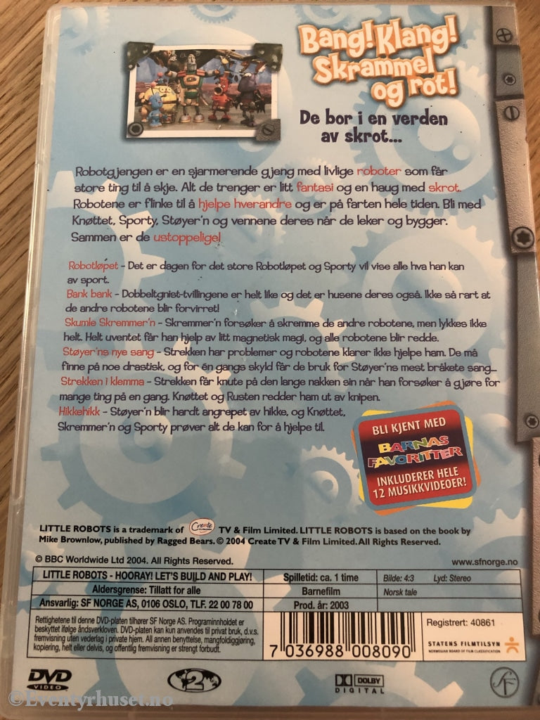 Robotgjengen. Hei Og Hå! Vi Leker Bygger Nå! 2003. Dvd. Dvd