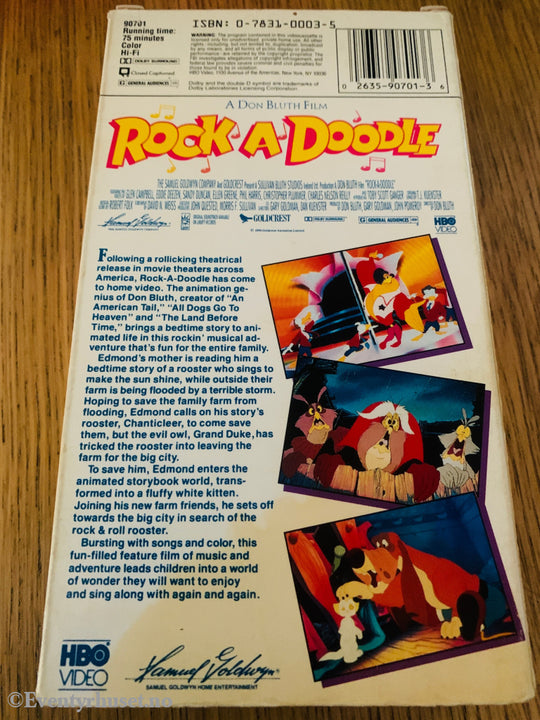 Rock-A-Doodle (1991) VHS.