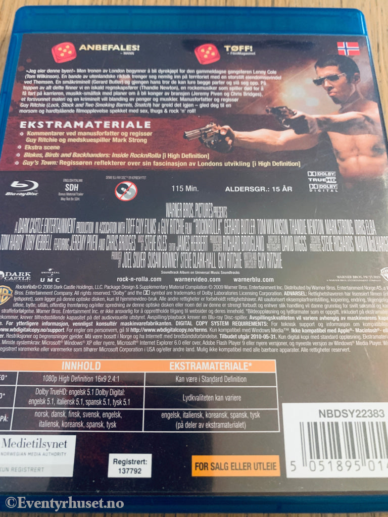 RocknRolla (2008). Blu-Ray.