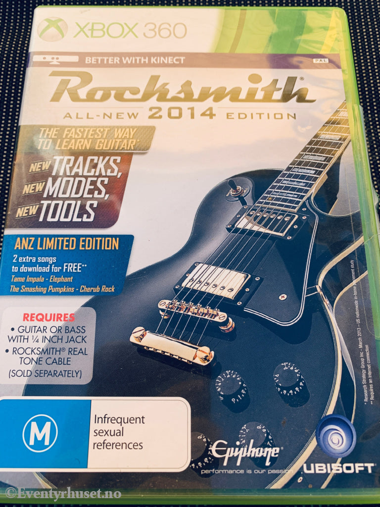 Rocksmith 2014 Edition, 2013. Xbox-360-spill.