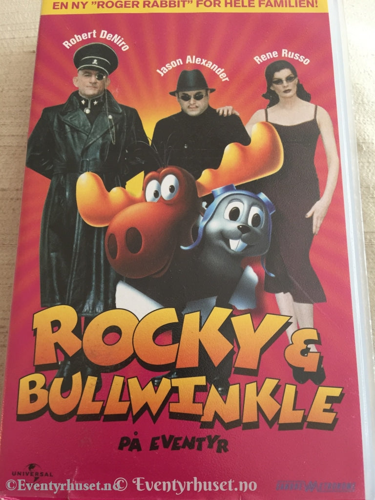 Rocky & Bullwinkle På Eventyr. 2000. Vhs. Vhs