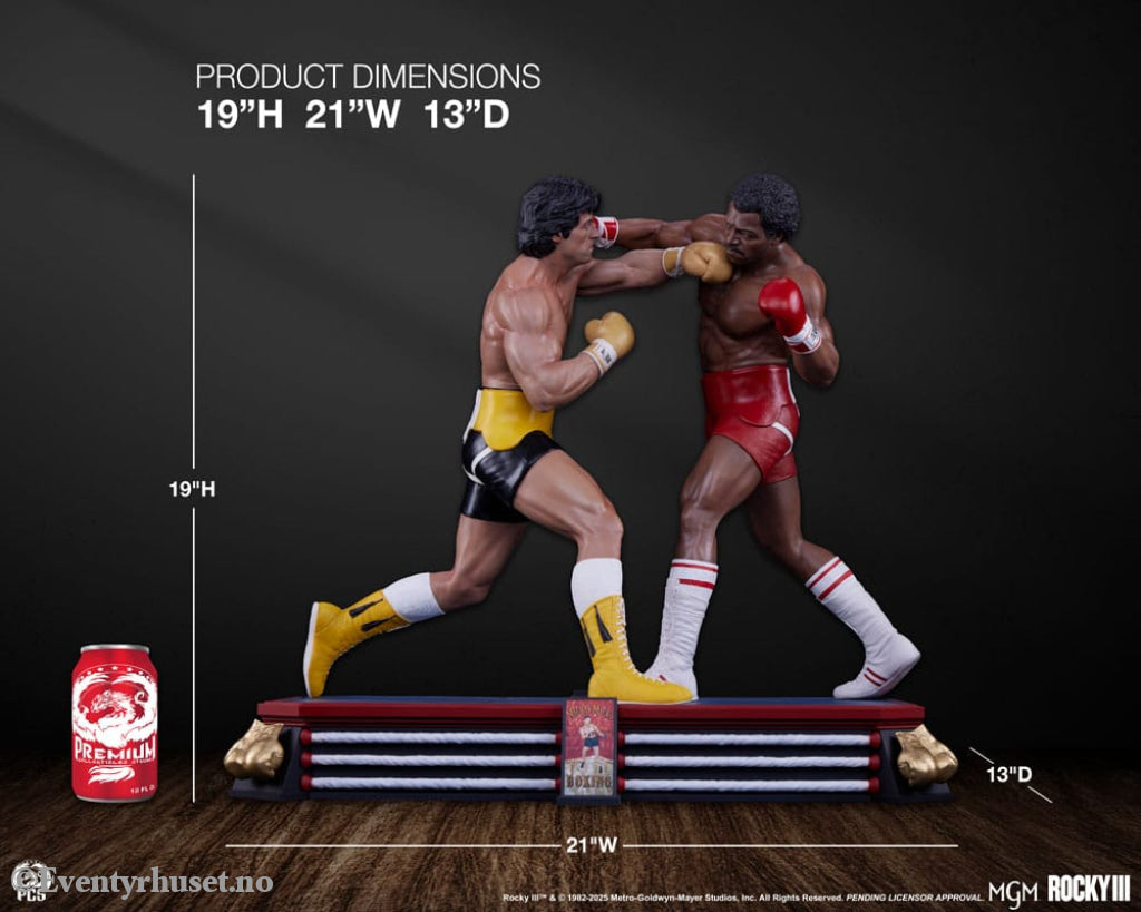 Rocky III Diorama 1/4 Statue Rocky Balboa & Apollo Creed 48 cm Collectibles