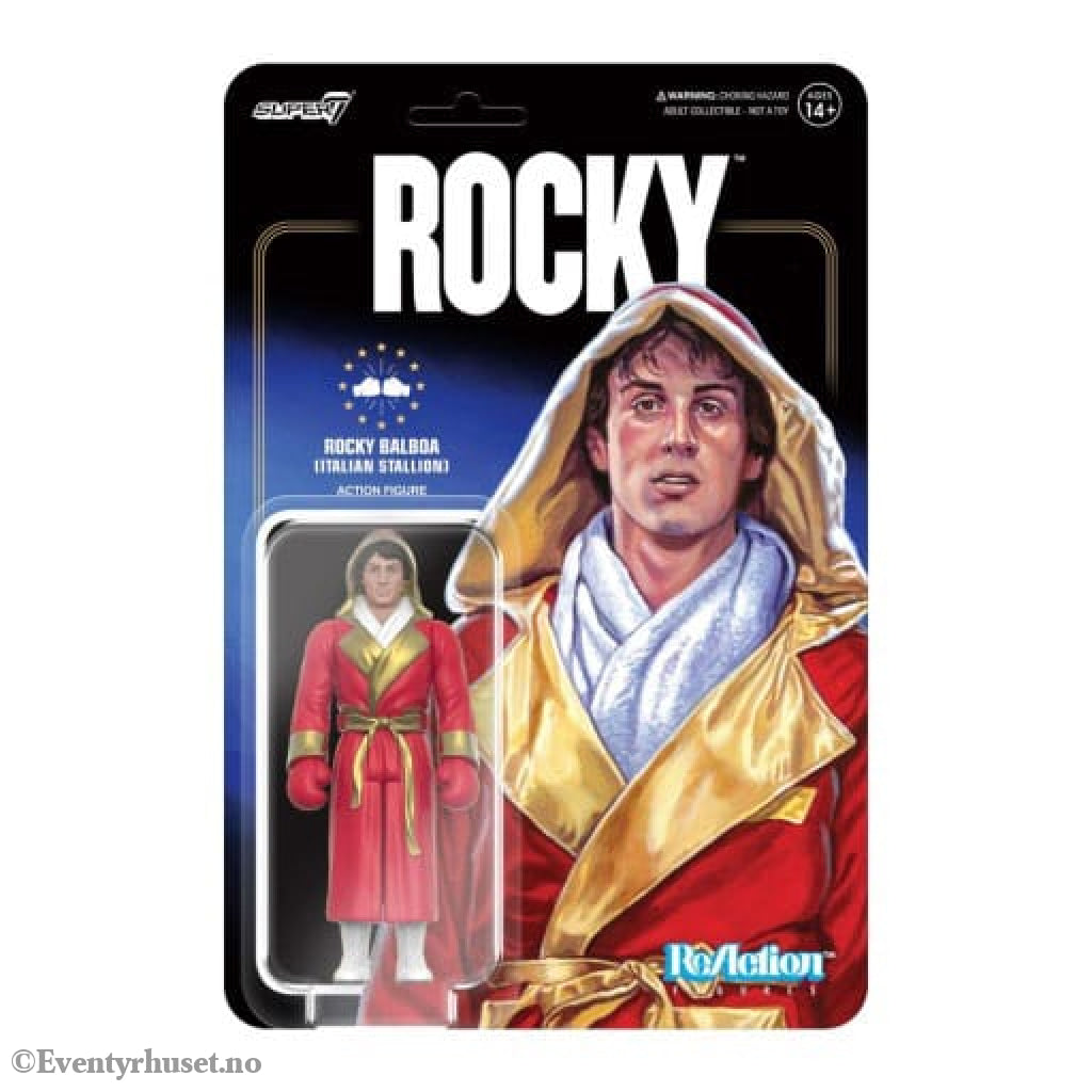 Rocky ReAction Action Figure Wave 03 Rocky Italian Stalone (Rocky I) 10 cm. Mint In Sealed Box (MISB)! Leker