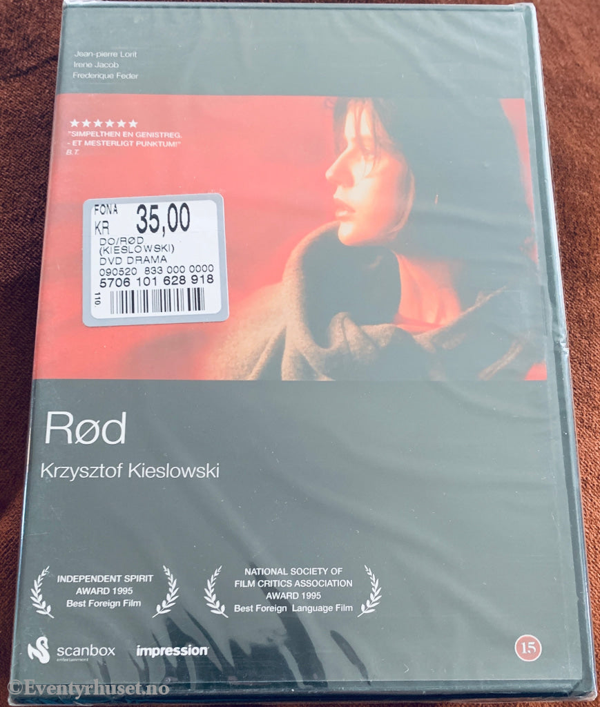 Rød. DVD. Ny i plast!
