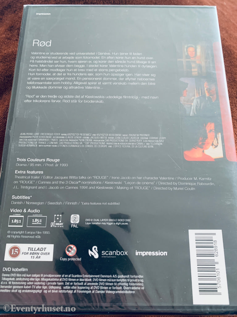 Rød. DVD. Ny i plast!