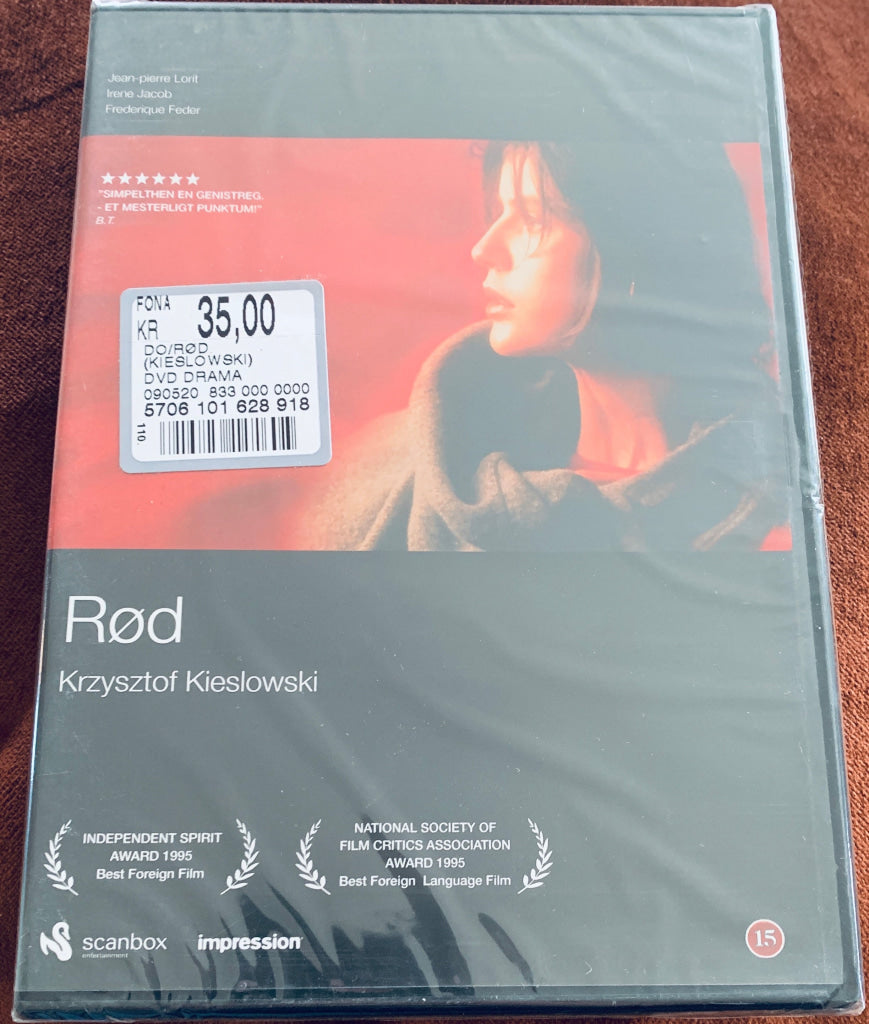 Rød. DVD. Ny i plast!