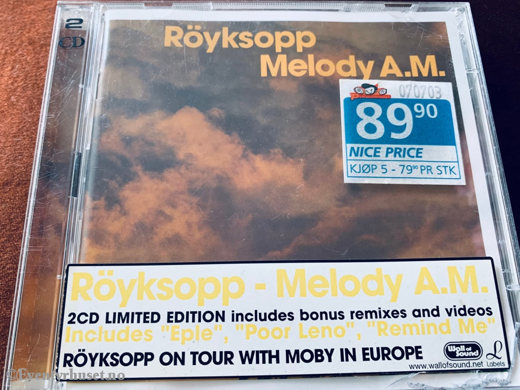 Röyksopp - Melody A. M. 2001. Cd. Cd