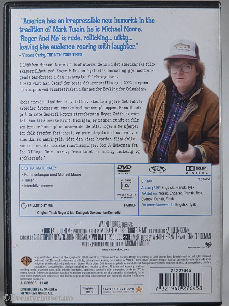 Roger & Me. 1989. DVD.