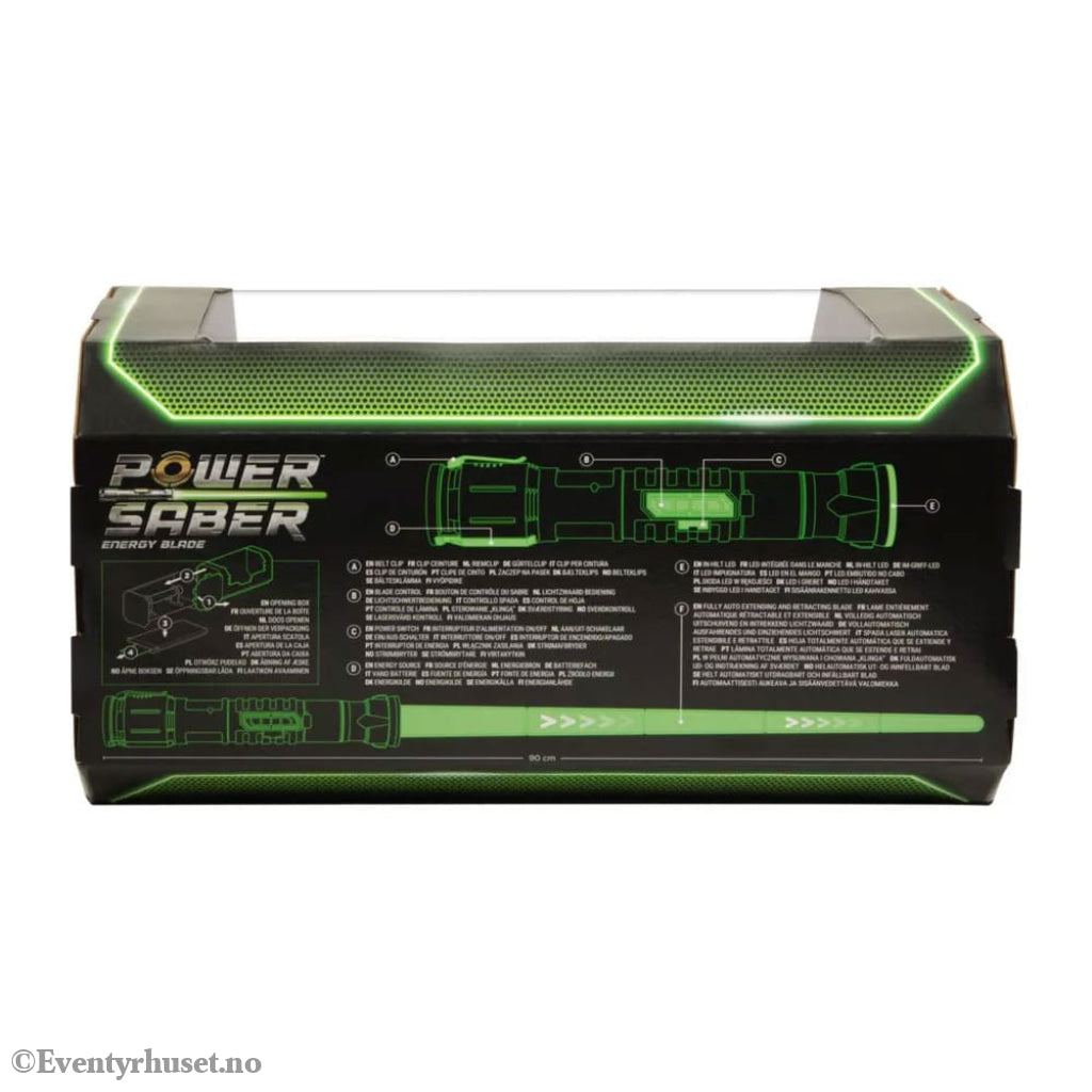 Roleplay Replica LED-Power-Saber Green 90 cm. Mint In Sealed Box (MISB)! Leker