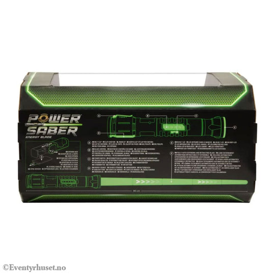 Roleplay Replica LED-Power-Saber Green 90 cm. Mint In Sealed Box (MISB)! Leker