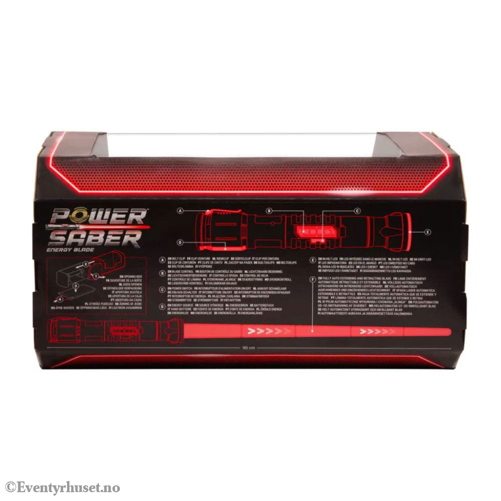 Roleplay Replica LED-Power-Saber Red 90 cm. Mint In Sealed Box (MISB)! Leker