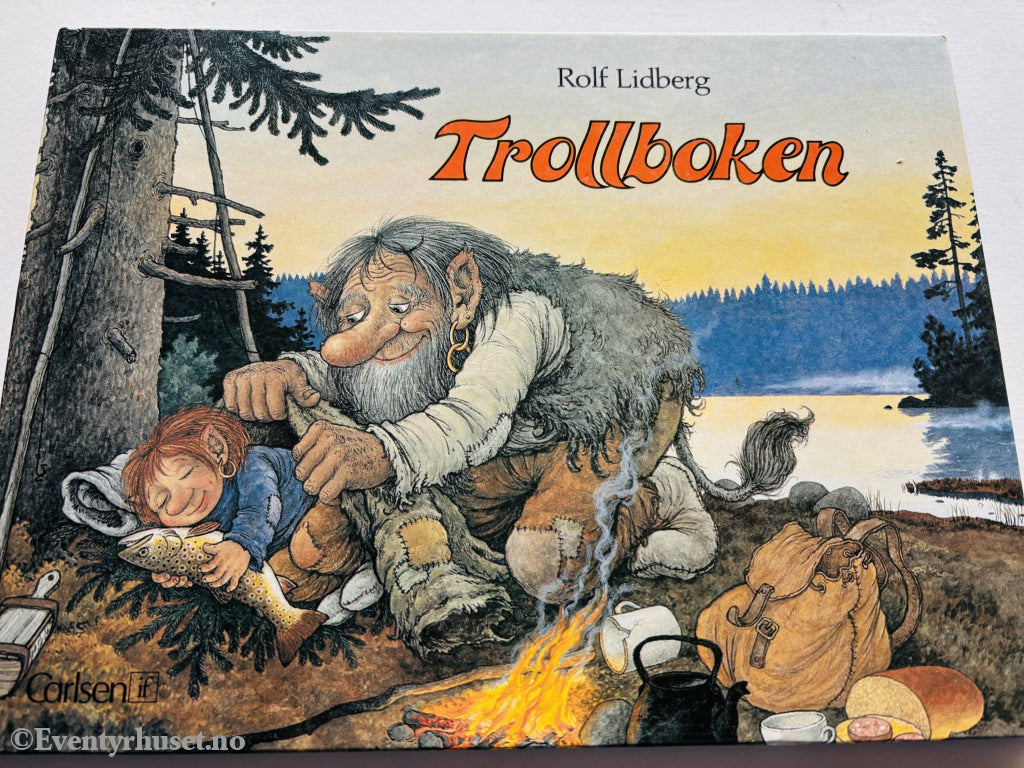 Rolf Lidberg. Trollboken. 1983. Barnebok.