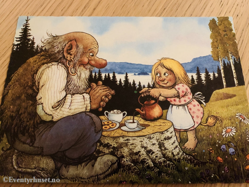 Rolf Lindberg. 108. En Kaffetår. Postkort (Ubrukt).