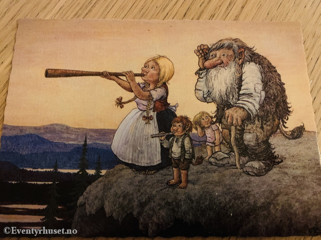 Rolf Lindberg. 82. På Berget. Postkort (Ubrukt).