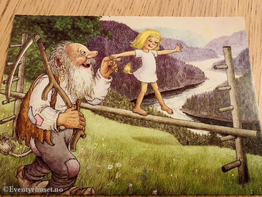 Rolf Lindberg. 86. Balansekunst. Postkort (Ubrukt).