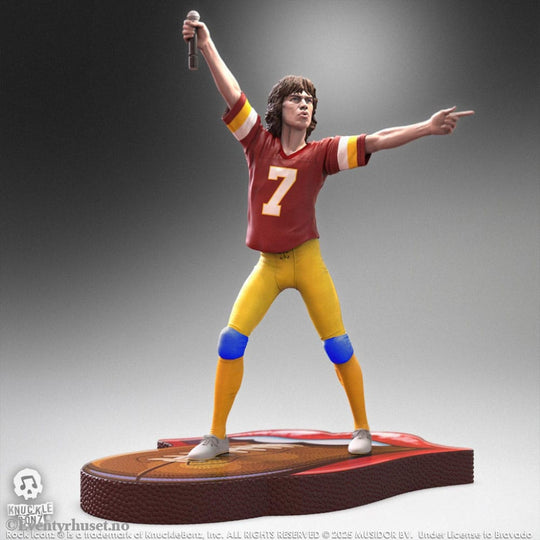 Rolling Stones Rock Iconz Statue Mick Jagger US Tour 1981 (Burgundy Jersey) 22 cm Collectibles