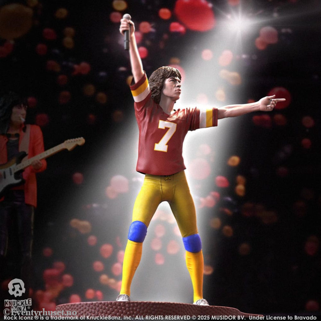 Rolling Stones Rock Iconz Statue Mick Jagger US Tour 1981 (Burgundy Jersey) 22 cm Collectibles
